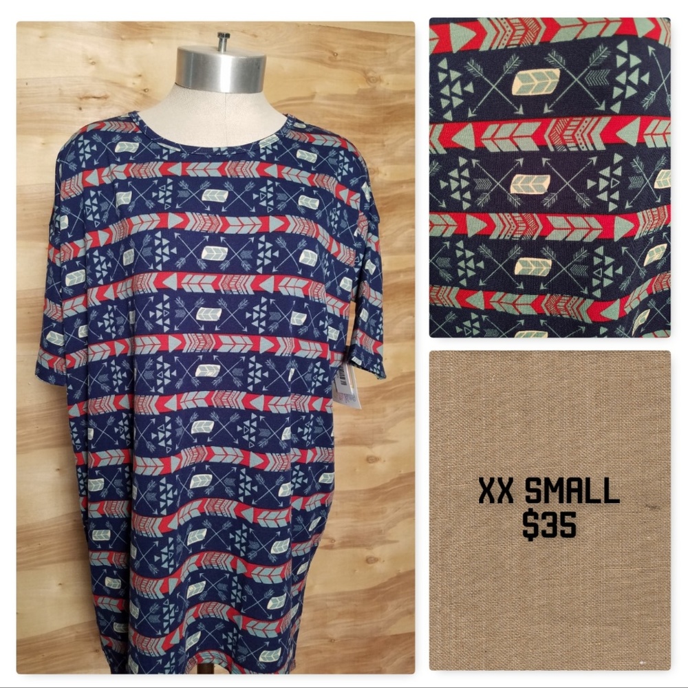 XXSmall LuLaRoe Irma shirt in